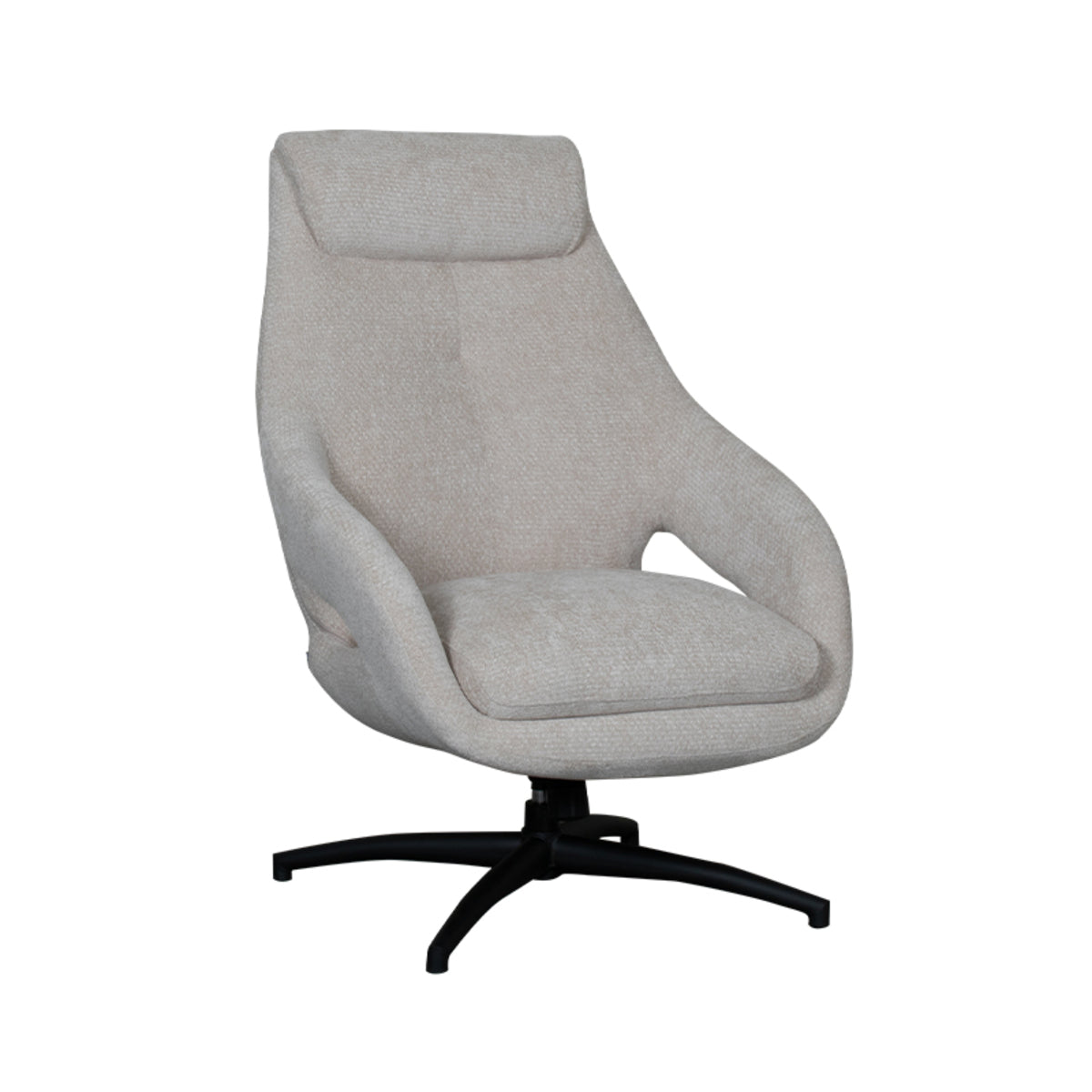 LABEL51 Fauteuils Maxwell - Naturel - Chenille - One Size