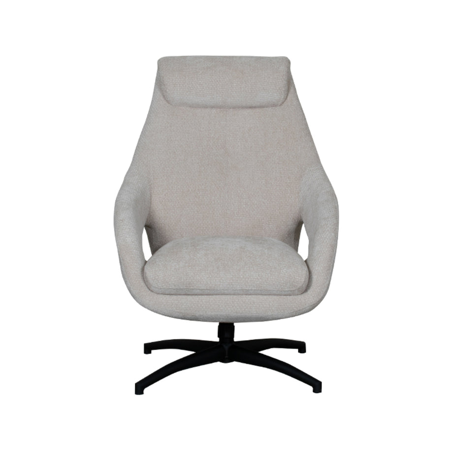 LABEL51 Fauteuils Maxwell - Naturel - Chenille - One Size
