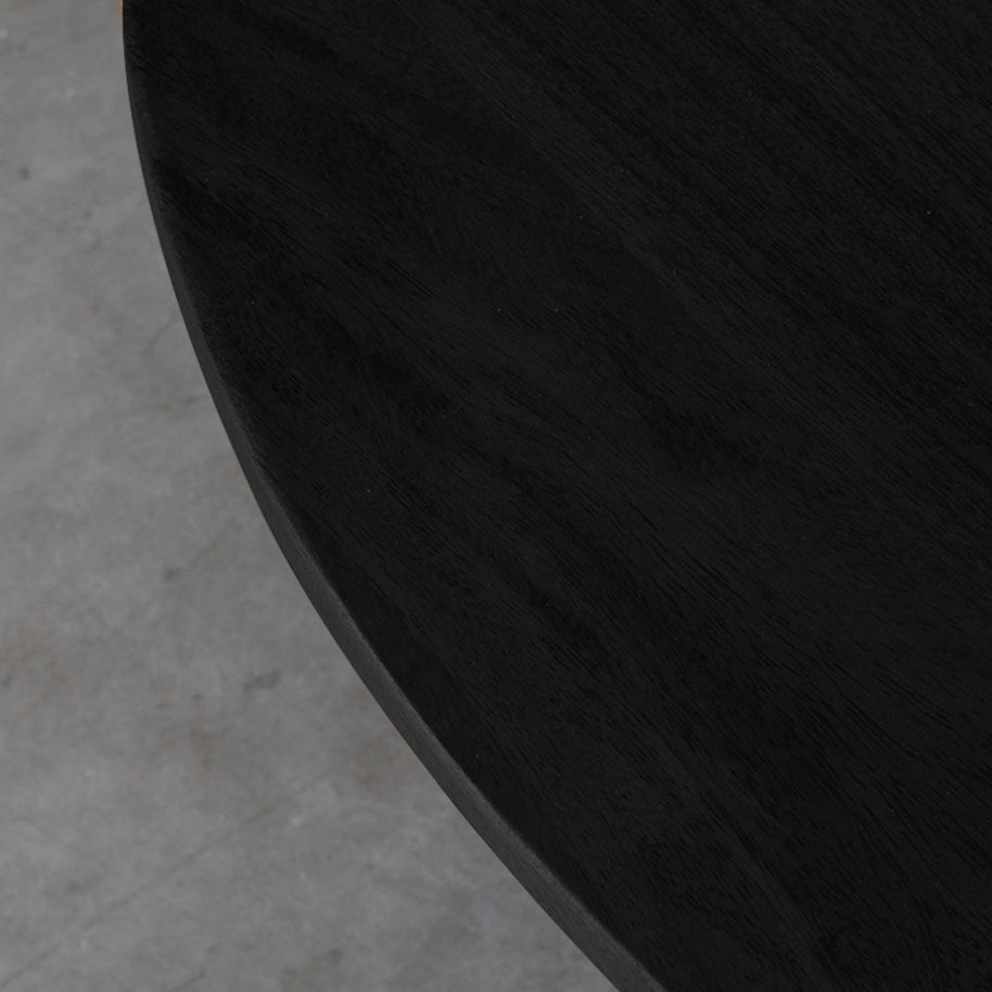 LABEL51 Salontafels Rosie - Zwart - Mangohout - 140 cm