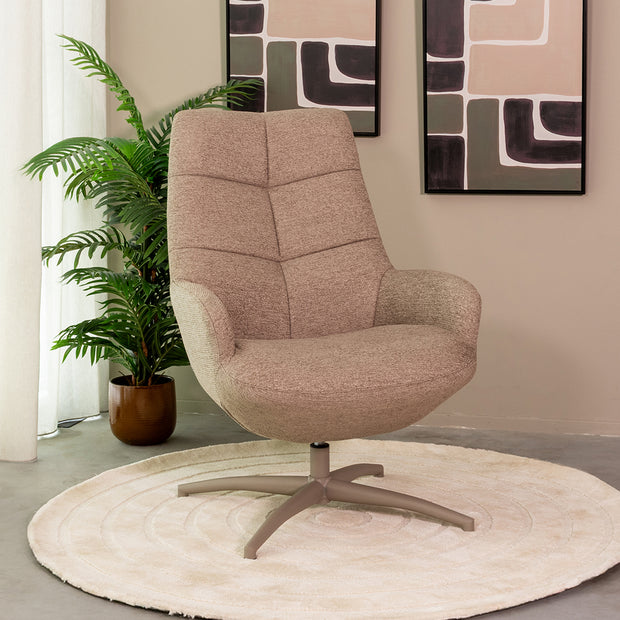 LABEL51 Fauteuils Winston - Taupe - Geweven - One Size