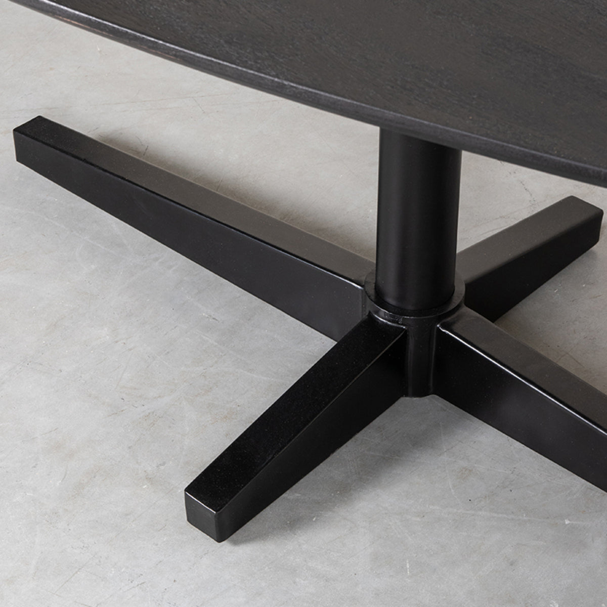 LABEL51 Eetkamertafels Rosie - Zwart - Mangohout - 180 cm
