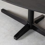 LABEL51 Eetkamertafels Rosie - Zwart - Mangohout - 180 cm