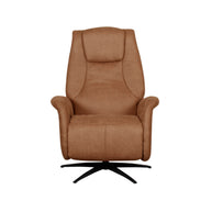 LABEL51 Fauteuils Stockholm - Cognac - Kunstleder - 1-Motorig