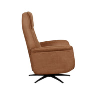 LABEL51 Fauteuils Stockholm - Cognac - Kunstleder - 1-Motorig