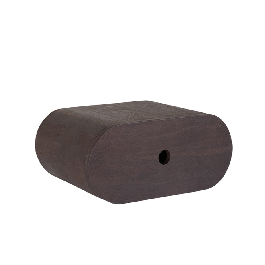 LABEL51 Wandplanken Rise - Espresso - Mangohout - 45 cm