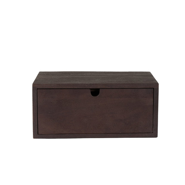 LABEL51 Wandplanken Hover - Espresso - Mangohout - 45 cm