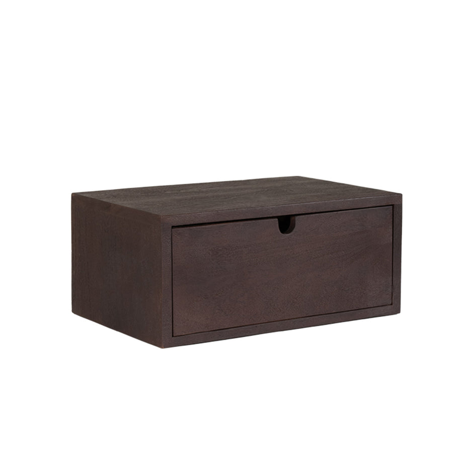 LABEL51 Wandplanken Hover - Espresso - Mangohout - 45 cm