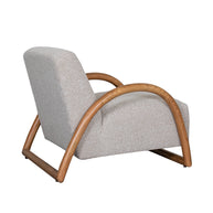 LABEL51 Fauteuils Viggo - Naturel - Boucle - Naturel Houten Frame