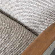 LABEL51 Fauteuils Viggo - Naturel - Boucle - Naturel Houten Frame