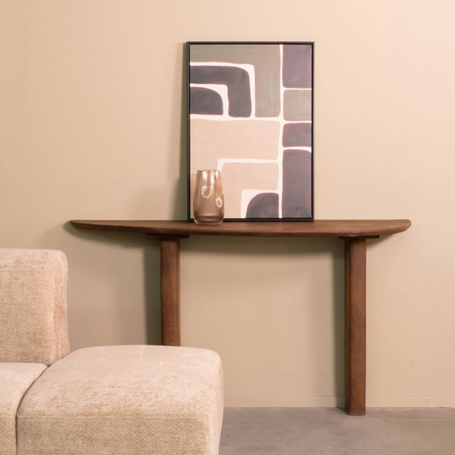 LABEL51 Sidetables Wow - Nature Smooth - Mangohout - 135 cm