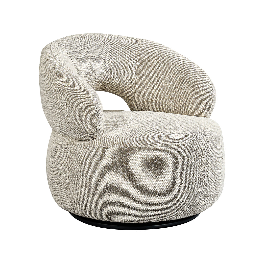 LABEL51 Fauteuils Nusenna - Naturel - Boucle - One size