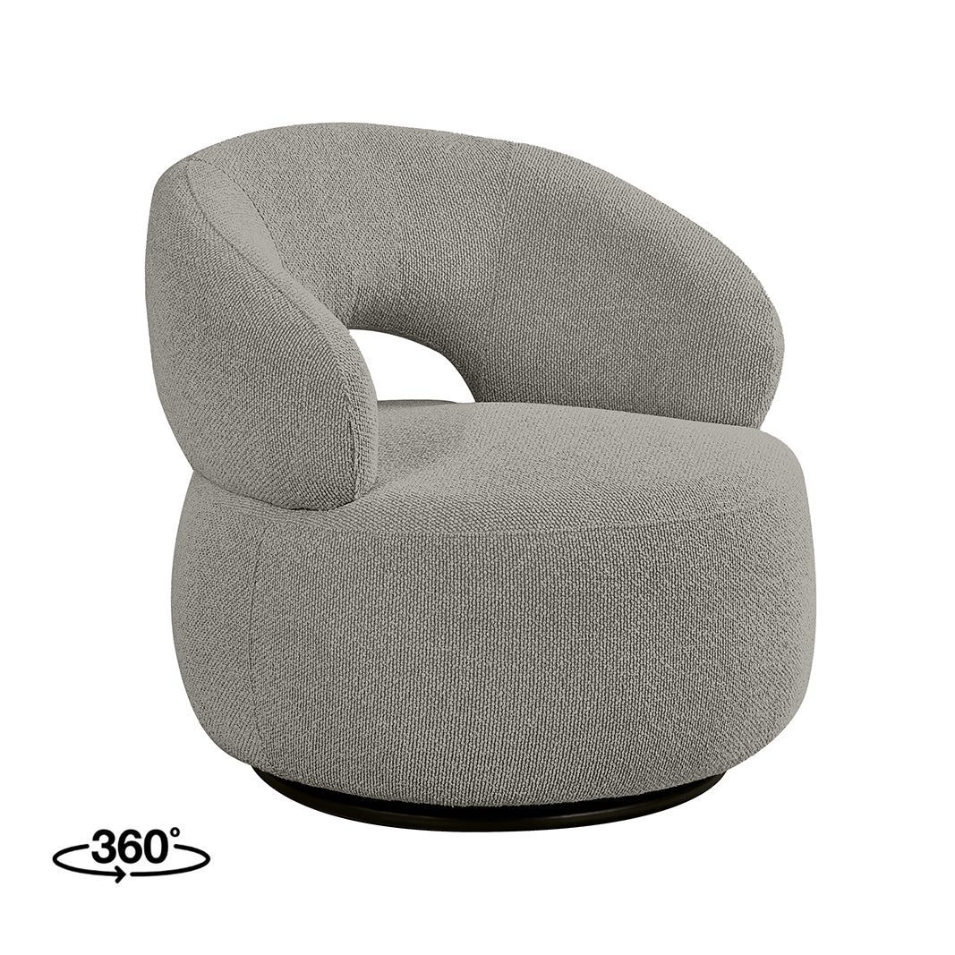 LABEL51 Fauteuils Nusenna - Mushroom - Boucle - One size