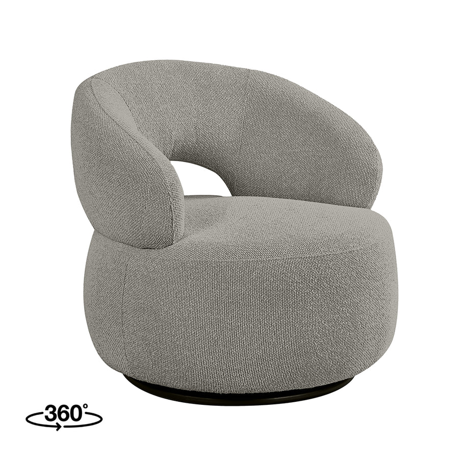LABEL51 Fauteuils Nusenna - Mushroom - Boucle - One size