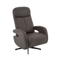 LABEL51 Fauteuils Esbjerg - Taupe - Kunstleder - Manueel Verstelbaar
