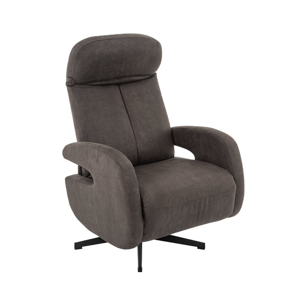 LABEL51 Fauteuils Esbjerg - Taupe - Kunstleder - Manueel Verstelbaar