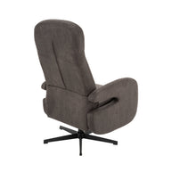 LABEL51 Fauteuils Esbjerg - Taupe - Kunstleder - Manueel Verstelbaar