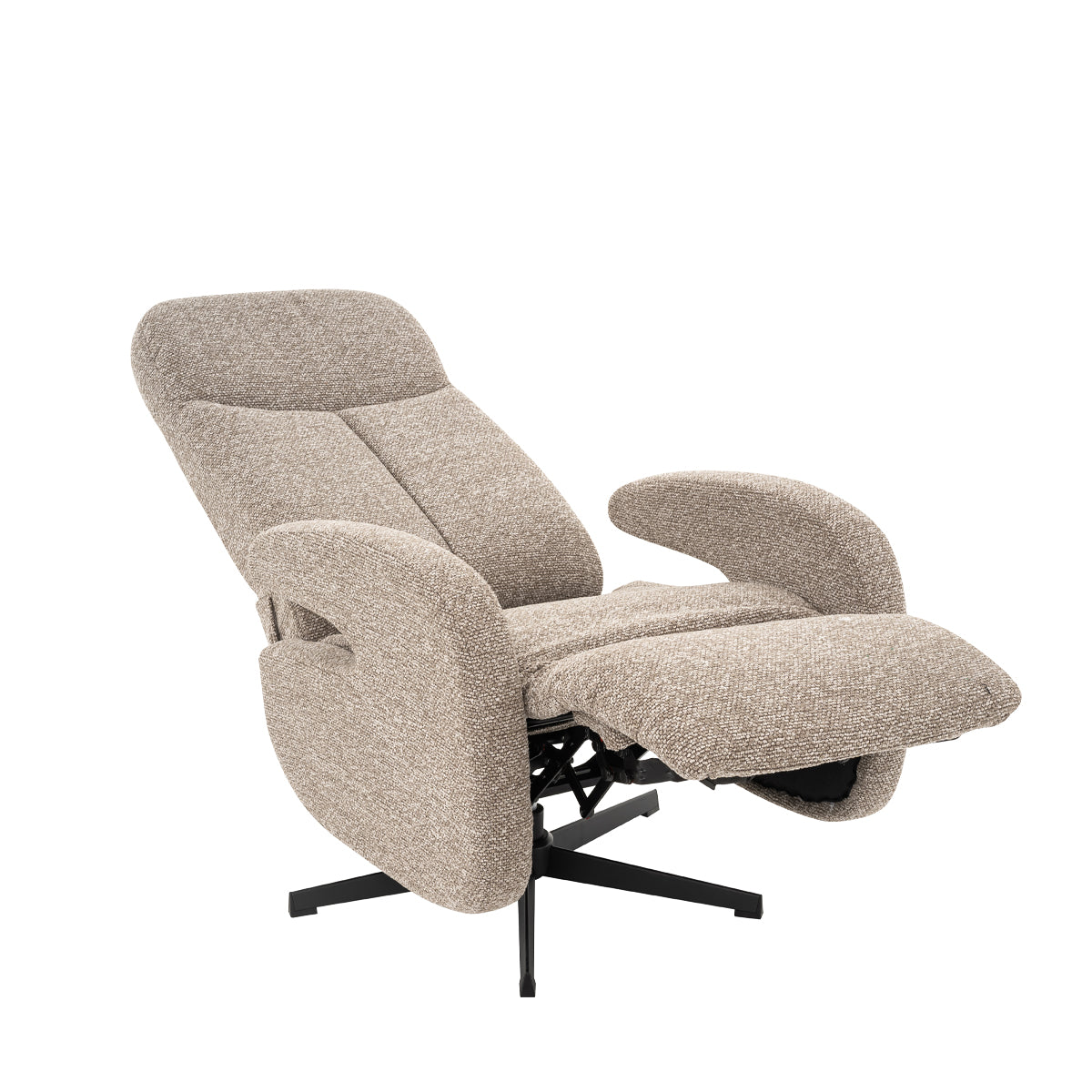 LABEL51 Fauteuils Esbjerg - Cognac - Boucle - Manueel Verstelbaar