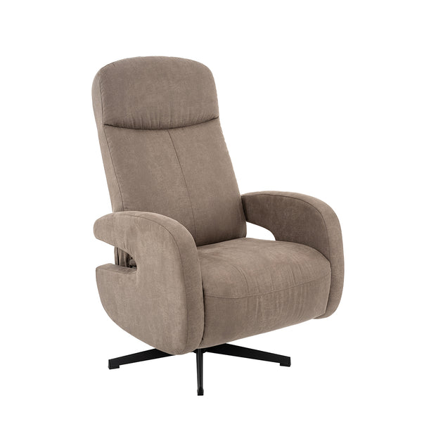 LABEL51 Fauteuils Esbjerg - Grijs - Kunstleder - Manueel Verstelbaar
