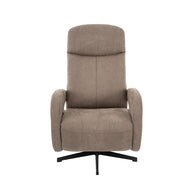 LABEL51 Fauteuils Esbjerg - Grijs - Kunstleder - Manueel Verstelbaar