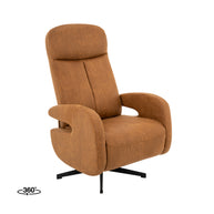 LABEL51 Fauteuils Esbjerg - Grijs - Kunstleder - Manueel Verstelbaar