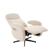 LABEL51 Fauteuils Esjberg - Taupe - Boucle - Manueel Verstelbaar
