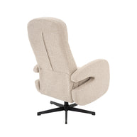 LABEL51 Fauteuils Esjberg - Taupe - Boucle - Manueel Verstelbaar