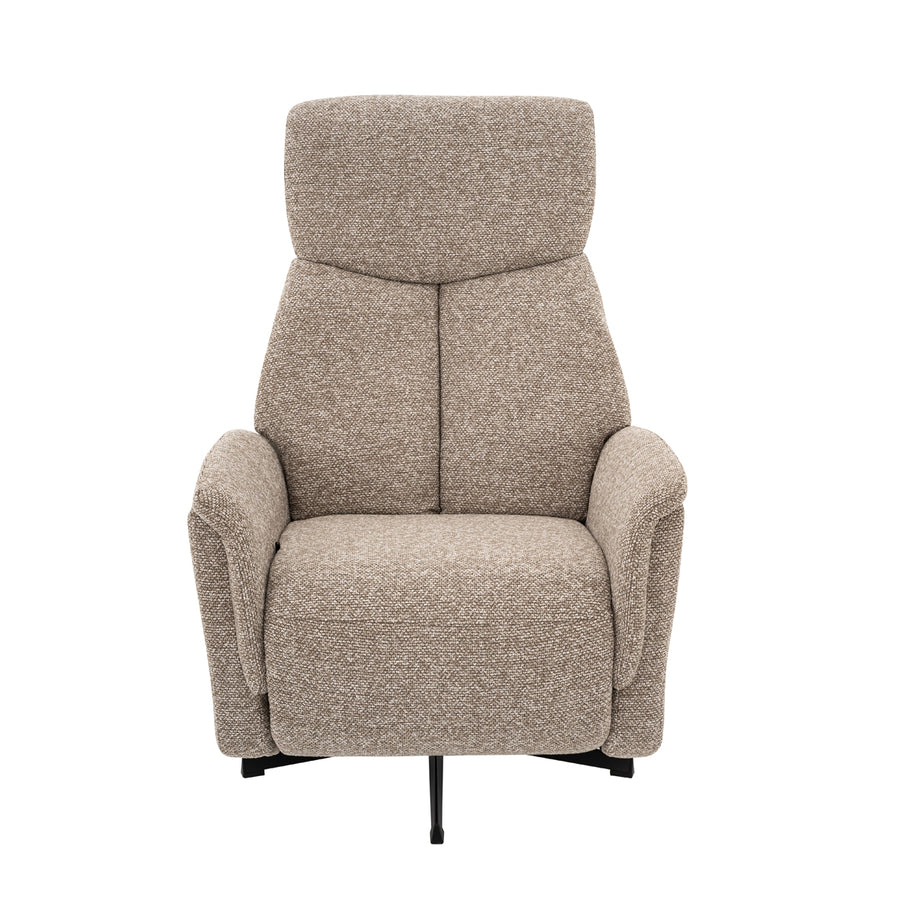 LABEL51 Fauteuils Helsinki - Wit - Boucle - Manueel Verstelbaar