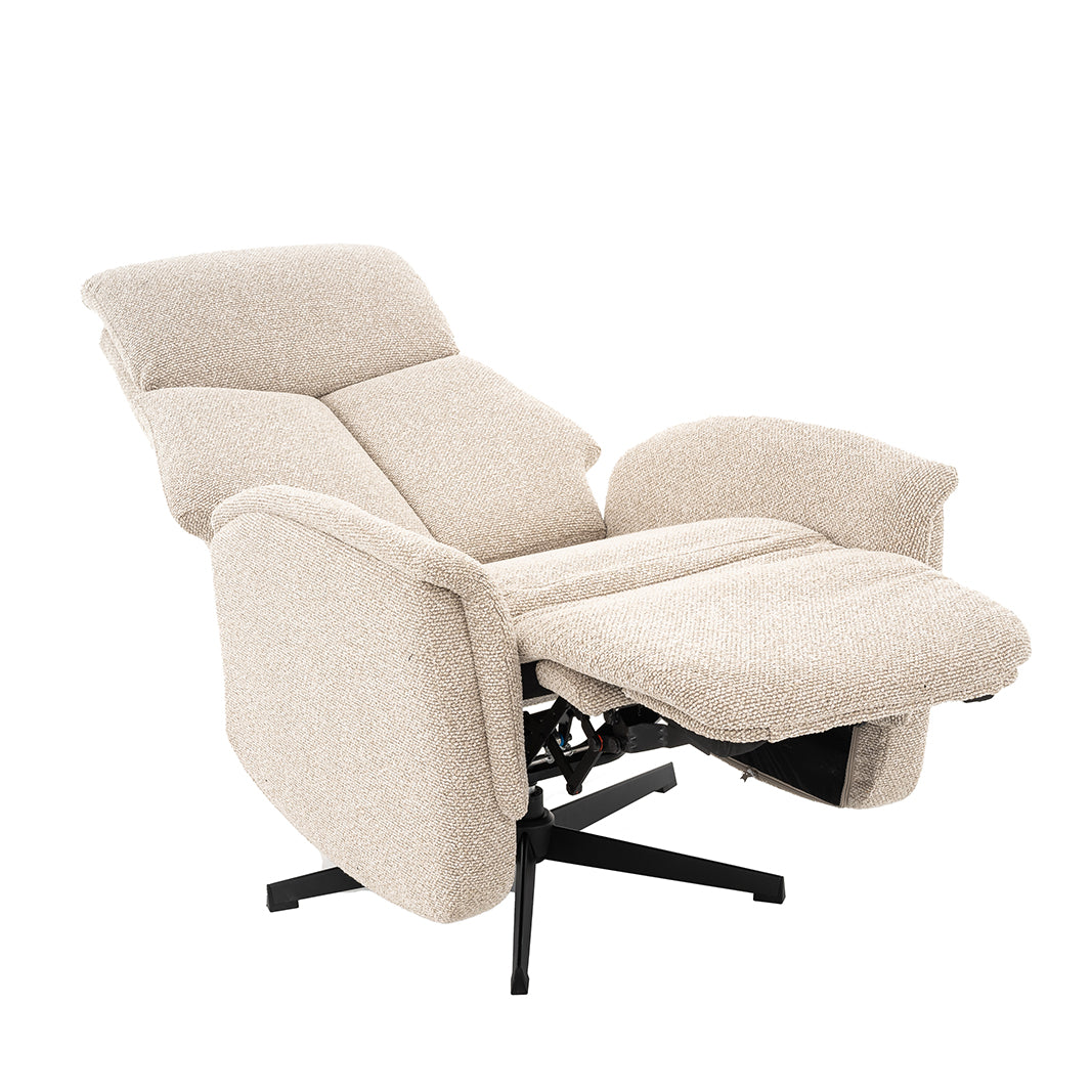 LABEL51 Fauteuils Helsinki - Naturel - Boucle - Manueel Verstelbaar