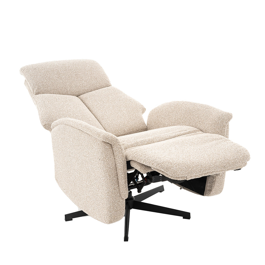 LABEL51 Fauteuils Helsinki - Naturel - Boucle - Manueel Verstelbaar