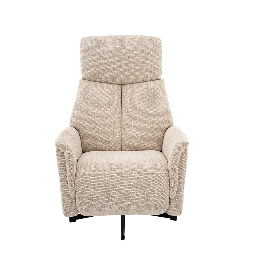 LABEL51 Fauteuils Helsinki - Naturel - Boucle - Manueel Verstelbaar