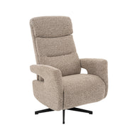 LABEL51 Fauteuils Copenhagen - Mushroom - Boucle - Manueel Verstelbaar