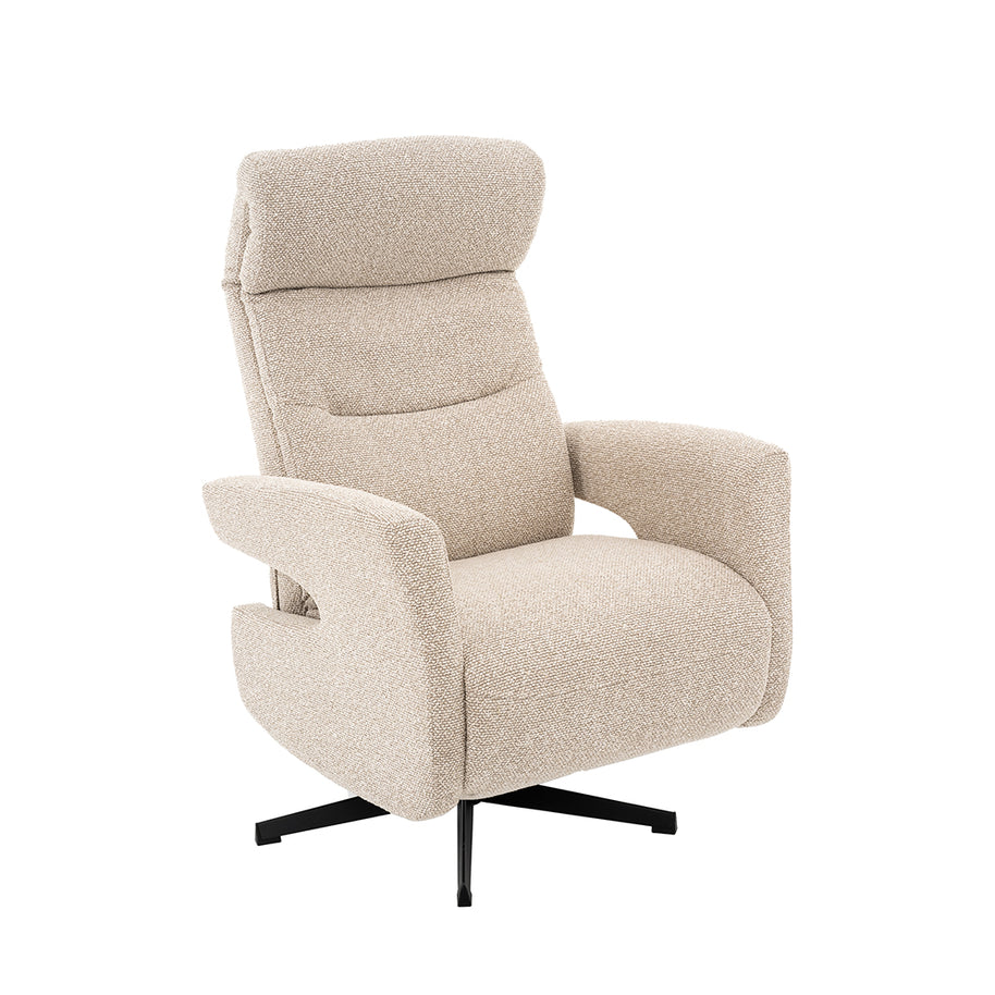 LABEL51 Fauteuils Copenhagen - Naturel - Boucle - Manueel Verstelbaar