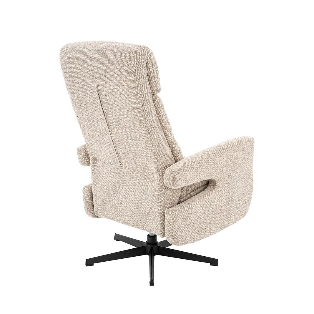 LABEL51 Fauteuils Copenhagen - Naturel - Boucle - Manueel Verstelbaar