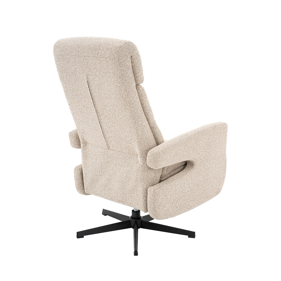 LABEL51 Fauteuils Copenhagen - Naturel - Boucle - Manueel Verstelbaar