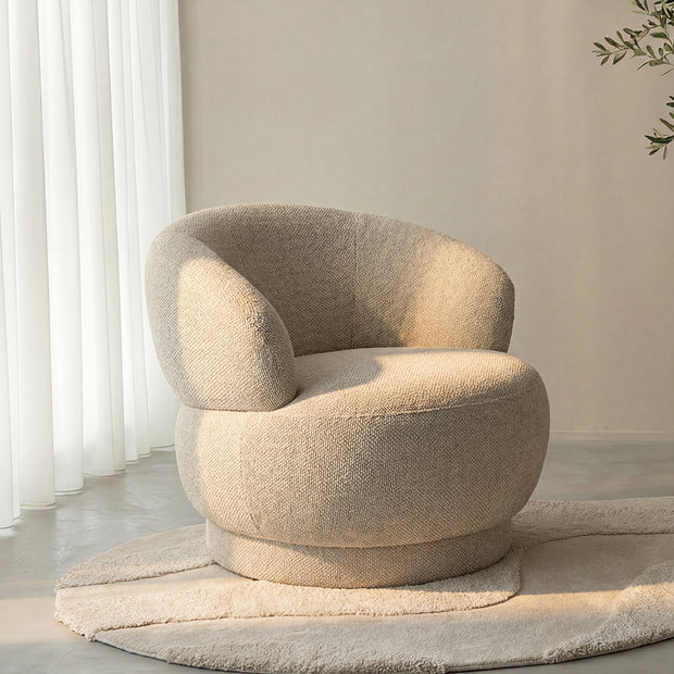 LABEL51 Fauteuils Alvito - Naturel - Boucle - One Size