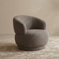LABEL51 Fauteuils Alvito - Mushroom - Boucle - One Size