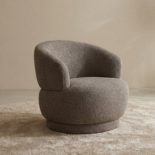LABEL51 Fauteuils Alvito - Mushroom - Boucle - One Size