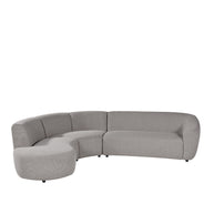 LABEL51 Hoekbanken Florence - Mushroom - Boucle - Hoekbank Links