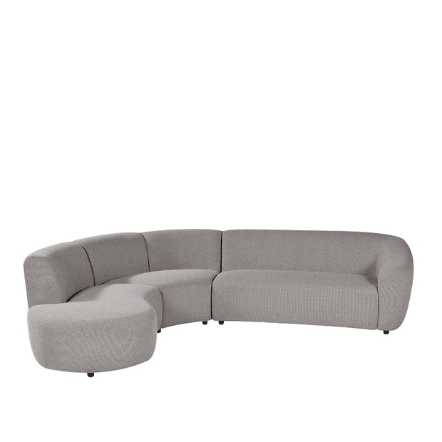LABEL51 Hoekbanken Florence - Mushroom - Boucle - Hoekbank Links