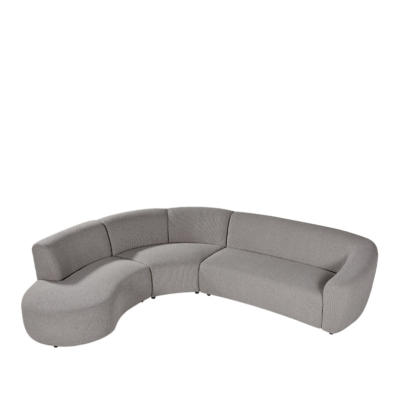 LABEL51 Hoekbanken Florence - Mushroom - Boucle - Hoekbank Links