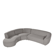 LABEL51 Hoekbanken Florence - Mushroom - Boucle - Hoekbank Links