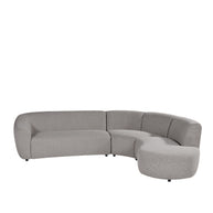 LABEL51 Hoekbanken Florence - Mushroom - Boucle - Hoekbank Rechts