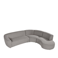 LABEL51 Hoekbanken Florence - Mushroom - Boucle - Hoekbank Rechts