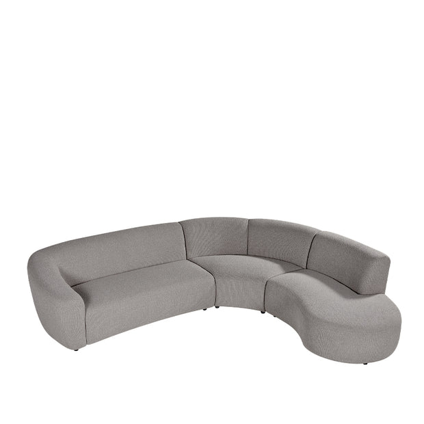 LABEL51 Hoekbanken Florence - Mushroom - Boucle - Hoekbank Rechts