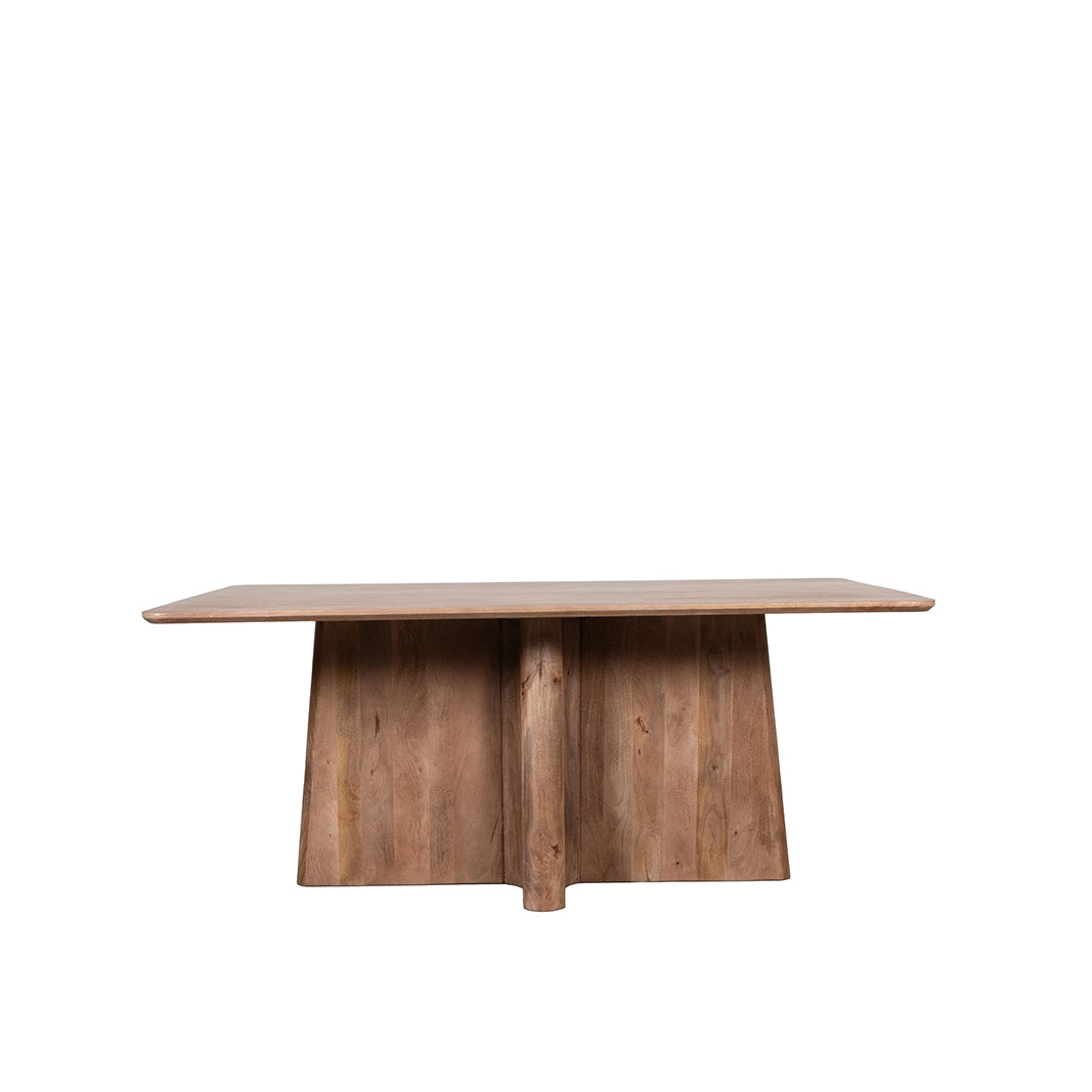 LABEL51 Eetkamertafels Scott - Nature Smooth - Mangohout - 200 cm