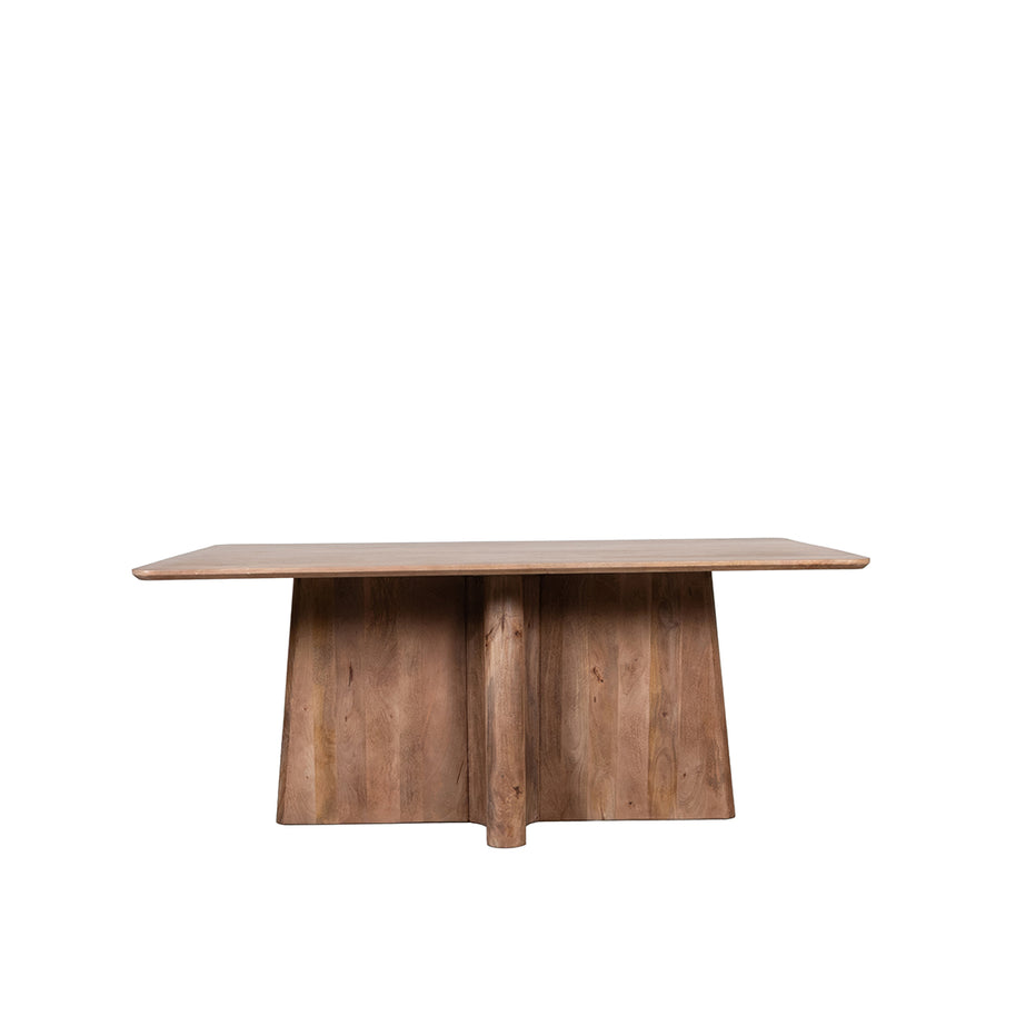 LABEL51 Eetkamertafels Scott - Nature Smooth - Mangohout - 200 cm