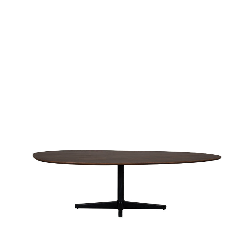LABEL51 Eetkamertafels Rosie - Espresso - Mangohout - 260 cm - Organisch