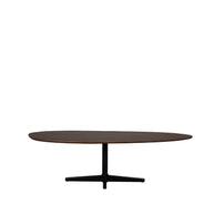LABEL51 Eetkamertafels Rosie - Espresso - Mangohout - 260 cm - Organisch
