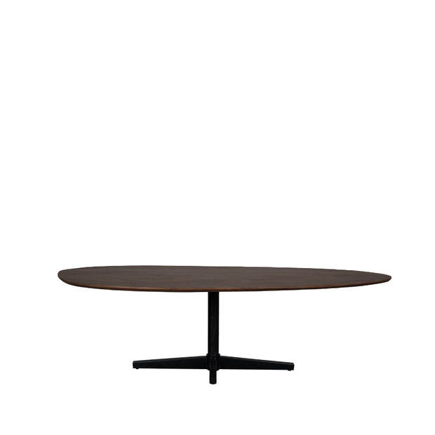 LABEL51 Eetkamertafels Rosie - Espresso - Mangohout - 260 cm - Organisch