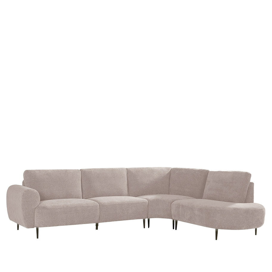 LABEL51 Hoekbanken Milano - Clay - Chenille - Hoekbank Rechts